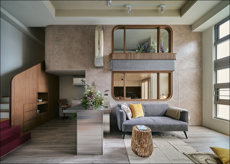 Gam màu sáng như trắng, be, kem, ghi nhạt giúp không gian mở rộng thị giác.