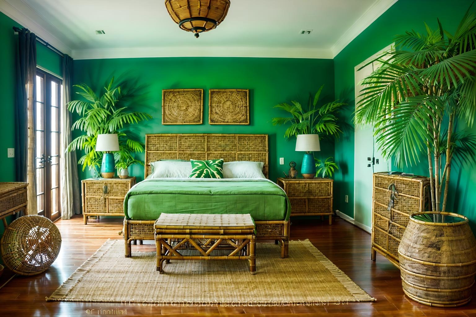 Phong cách tropical trong thiết kế nội thất tập trung vào sự nhiệt đới, tạo ra bầu không khí thoải mái và gần gũi với thiên nhiên.