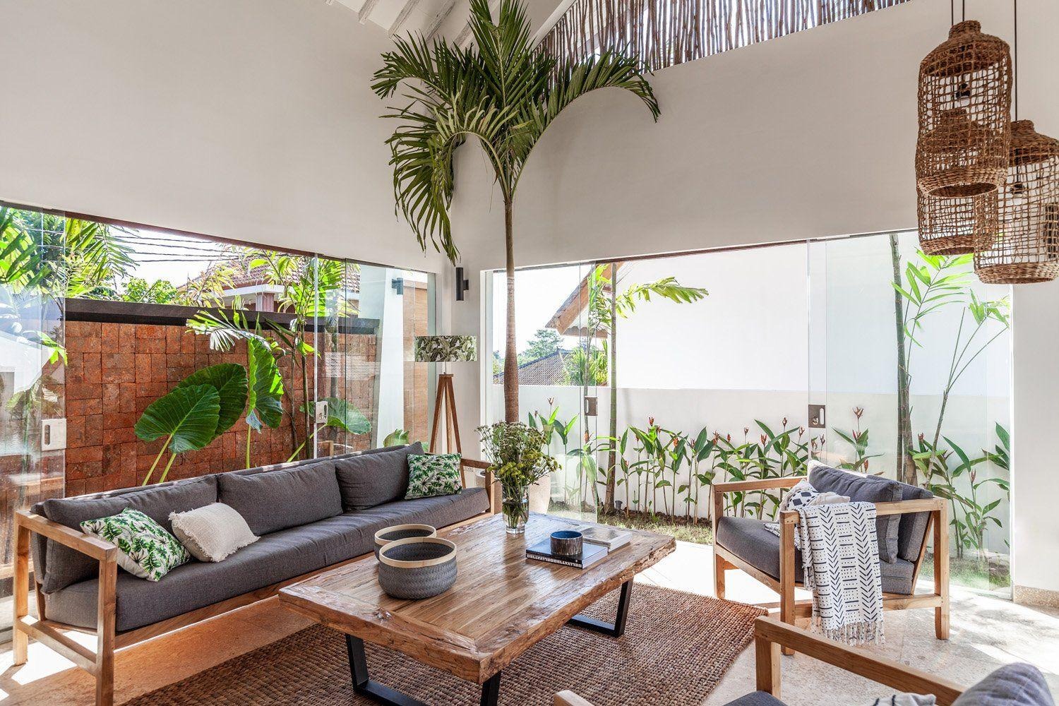 Màu sắc tự nhiên là rất quan trọng trong phong cách thiết kế Tropical!