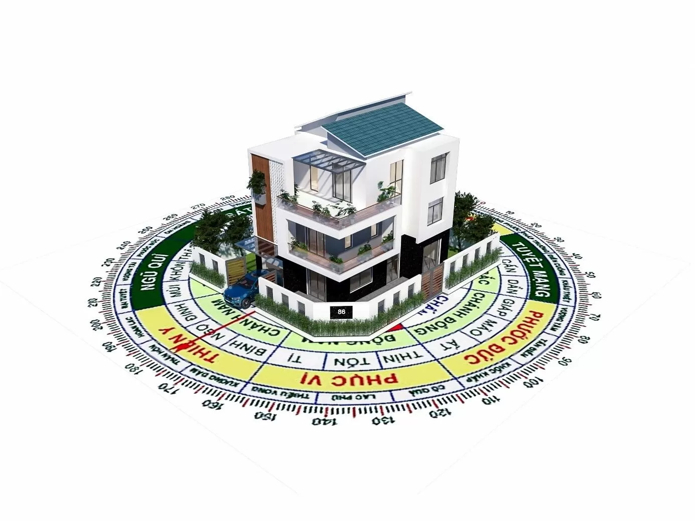 Về hướng nhà phong thủy hợp tuổi canh Thân 1980