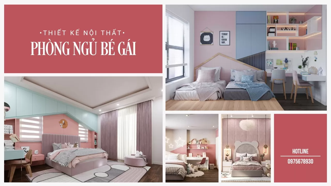 100+ Mẫu thiết kế nội thất phong ngủ bé gái đẹp nhất