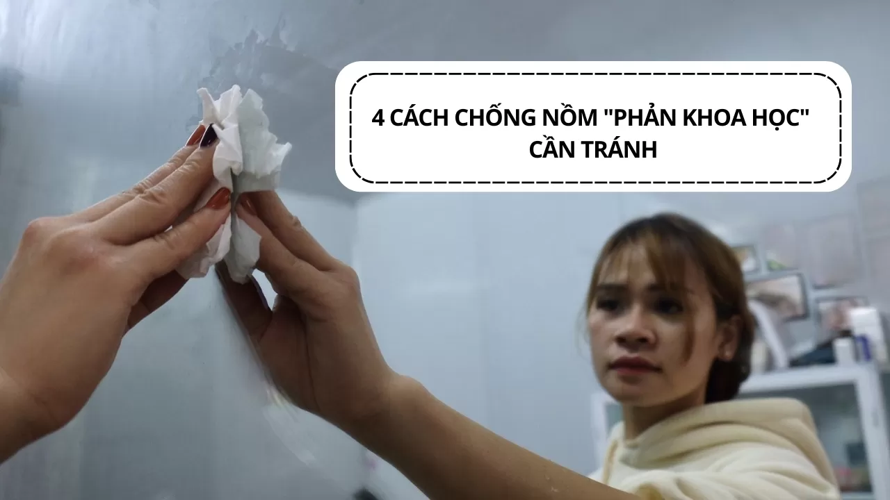 4 cách chống nồm phản khoa học cần tránh
