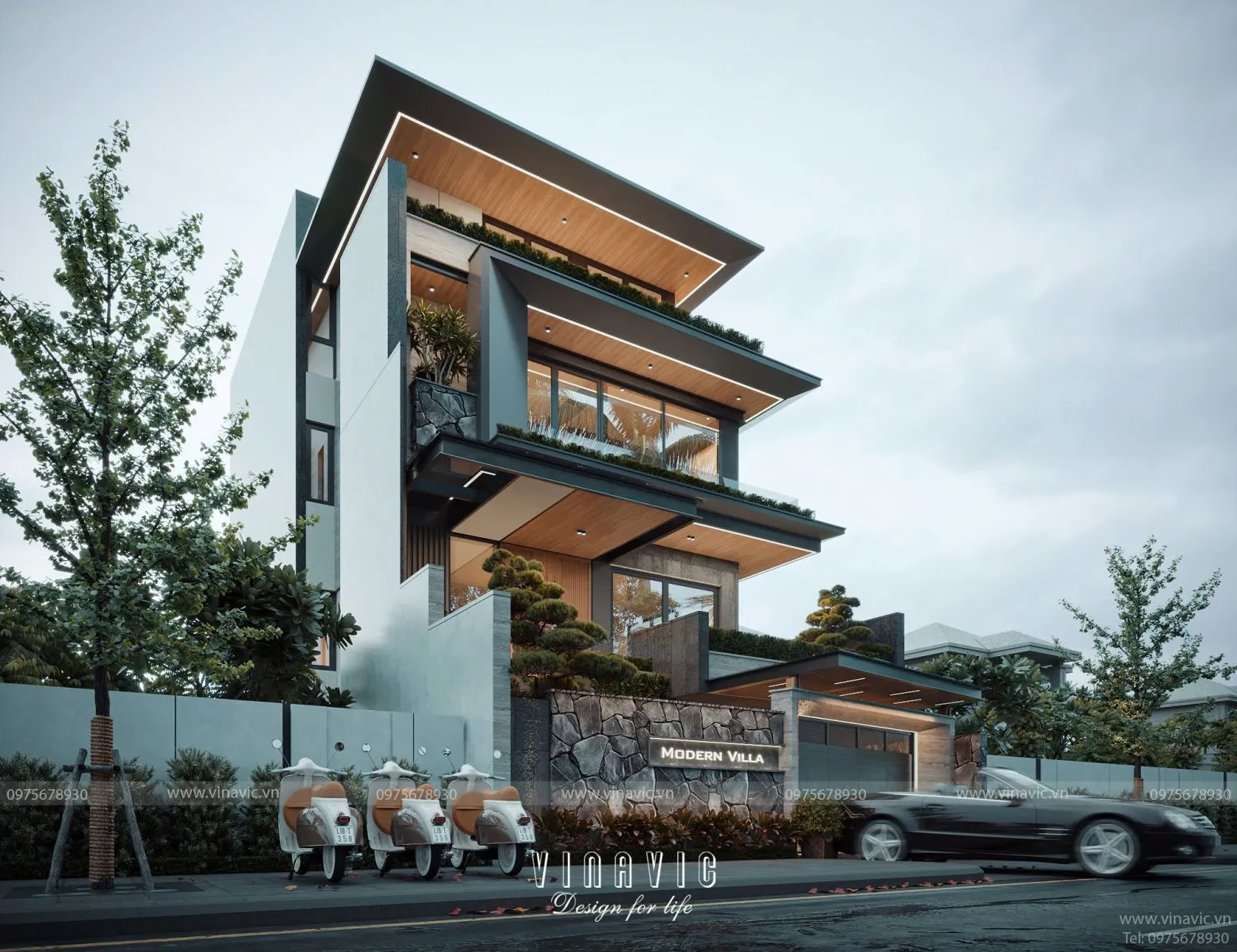 Nhà phố Bắc Ninh thông minh, tiện nghi