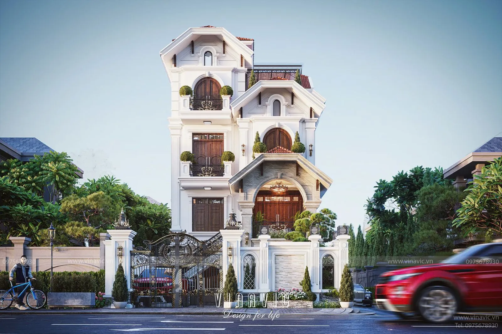 Kiến trúc nổi bật dễ nhận diện