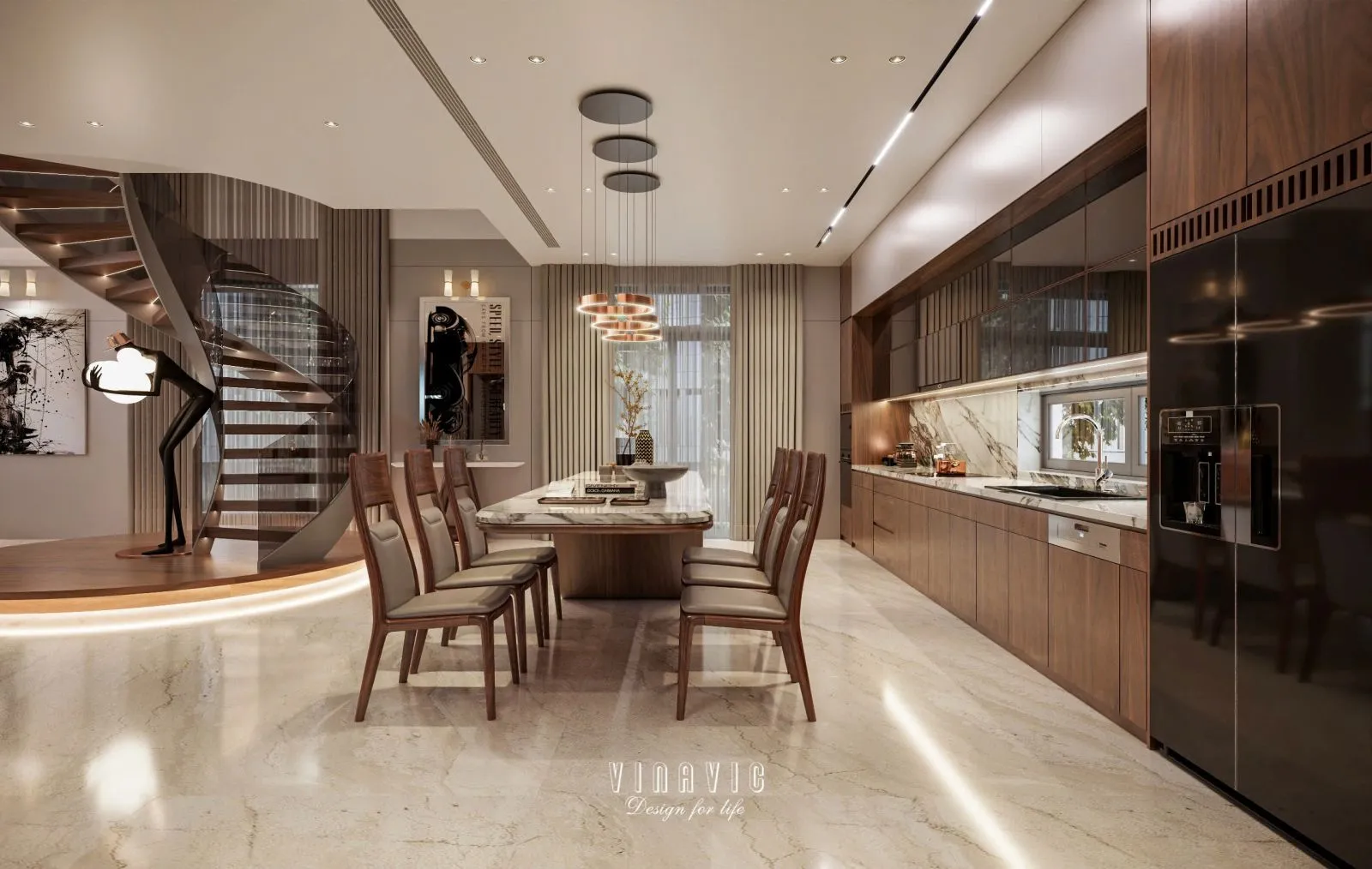 Nhà cần cảm giác rộng rãi, thoáng đãng, bố cục gọn gàng, tránh lộn xộn