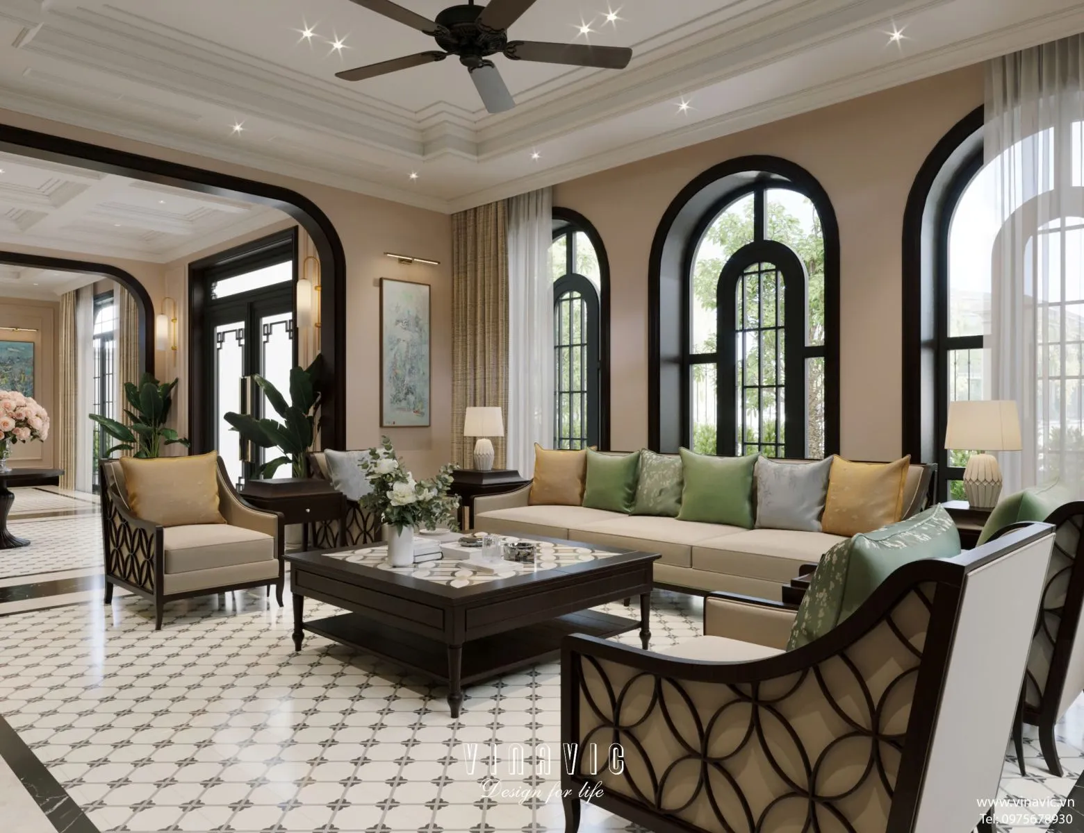 Vật liệu và chi tiết hoàn thiện cao cấp