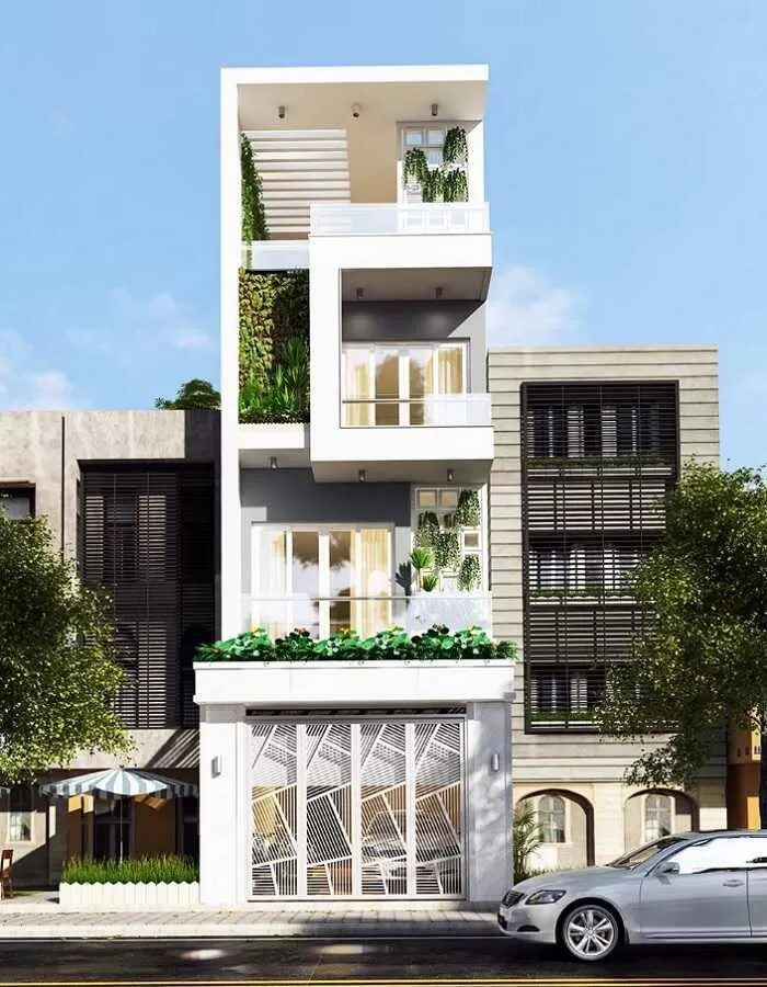 Dự toán chi phí xây nhà lệch tầng 4.5 x18​m trọn gói