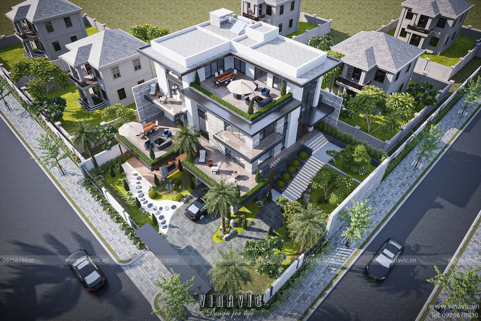 Biệt thự phong cách hiện đại – mạnh mẽ và đầy cảm xúc kiến trúc