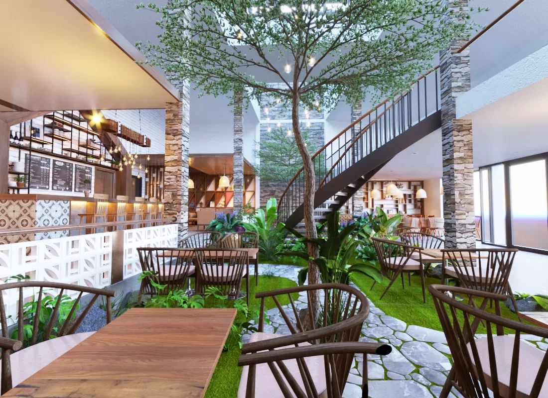 Không gian rộng rãi mang lại sự linh hoạt, thúc đẩy trao đổi ý kiến và sáng tạo trong cộng đồng đa dạng.