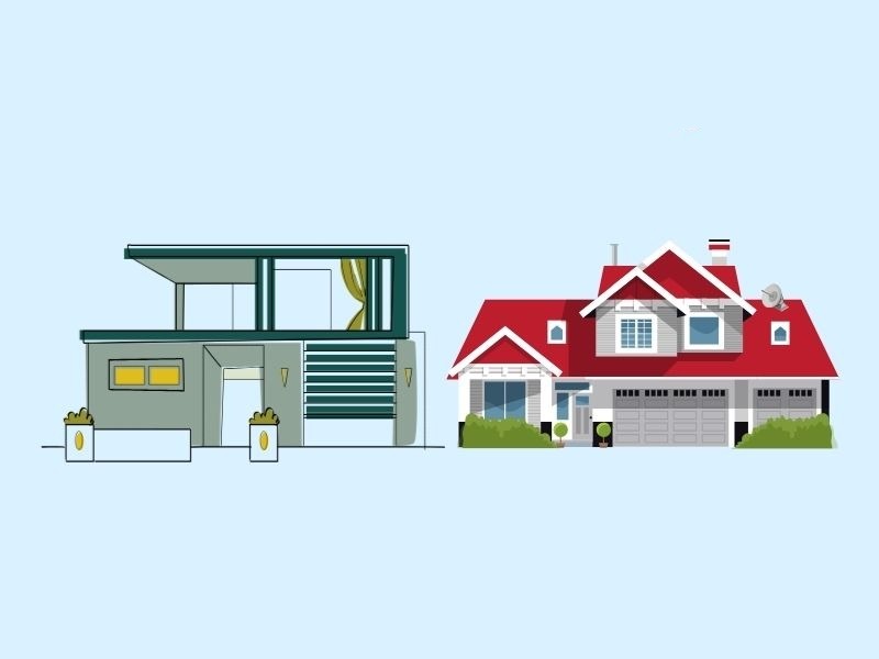 So sánh giữa mái tôn và mái bằng nên dùng loại nào