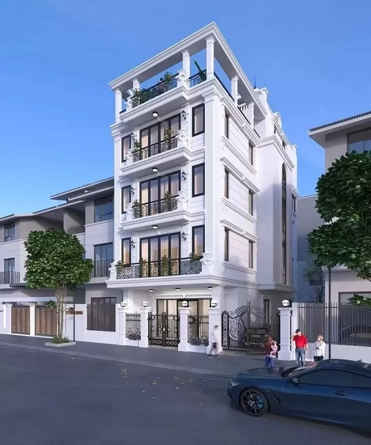 Thiết kế nhà 6.5 x13m phong cách tân cổ điển