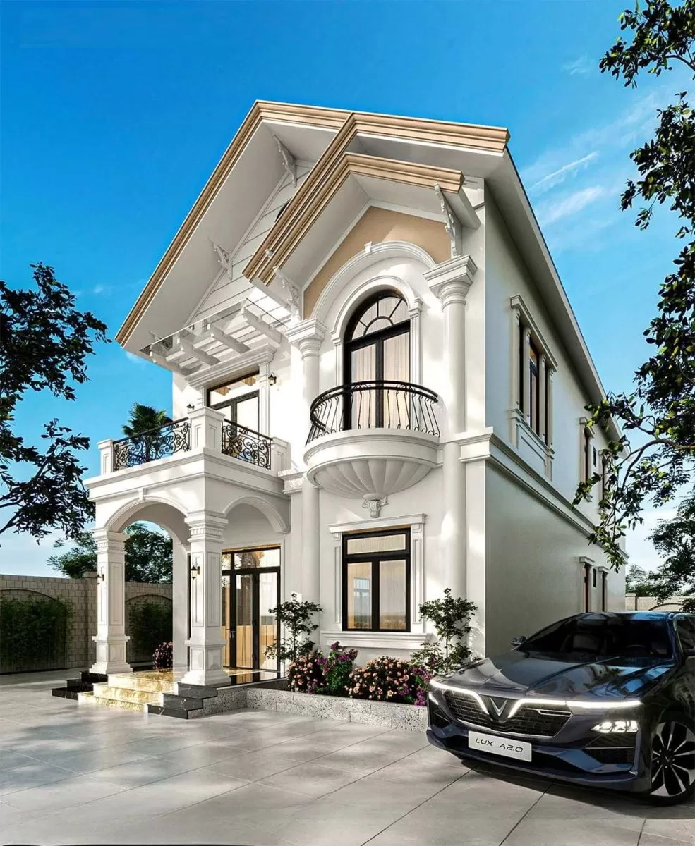 Nhà 2 tầng mái thái mặt tiền 8m x 8m