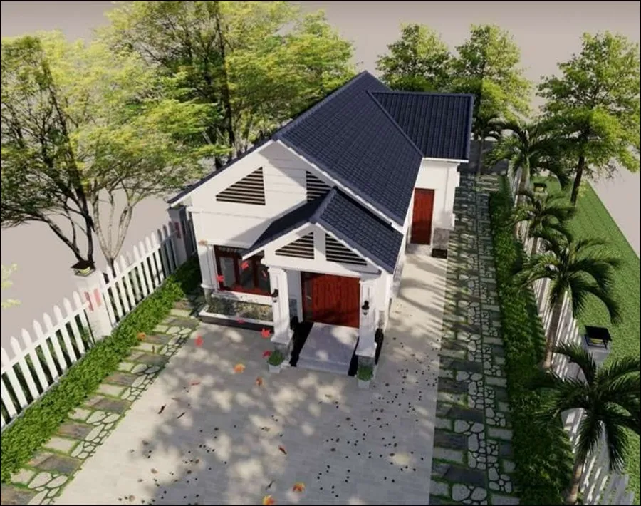 Nhà cấp 4 mái thái Phù hợp với nhiều phong cách kiến trúc