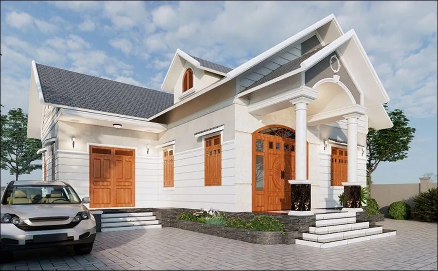 Lựa chọn vị trí và hướng nhà cấp 4 mái thái chữ L