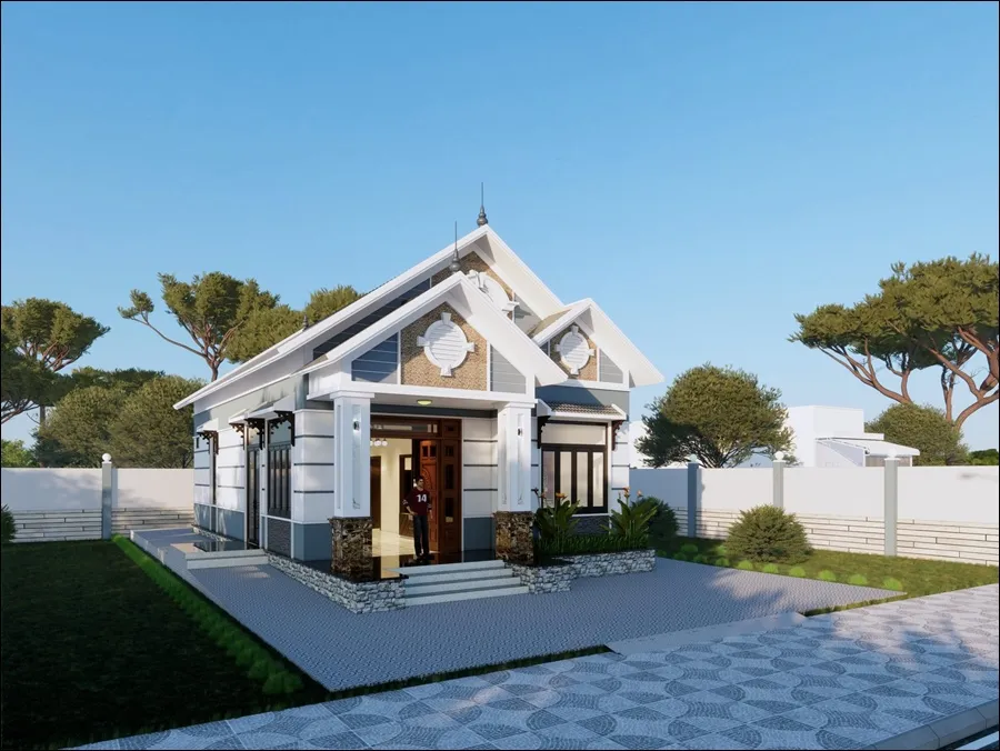 Chi phí xây nhà cấp 4 mái thái chữ L