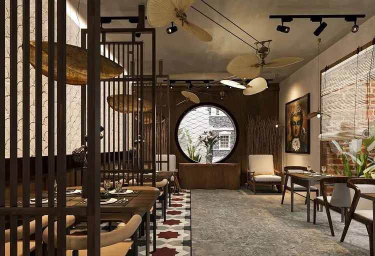 Thiết kế nhà hàng chay vừa mang thẩm mỹ mà còn quyết định sự thành công của nhà hàng. 