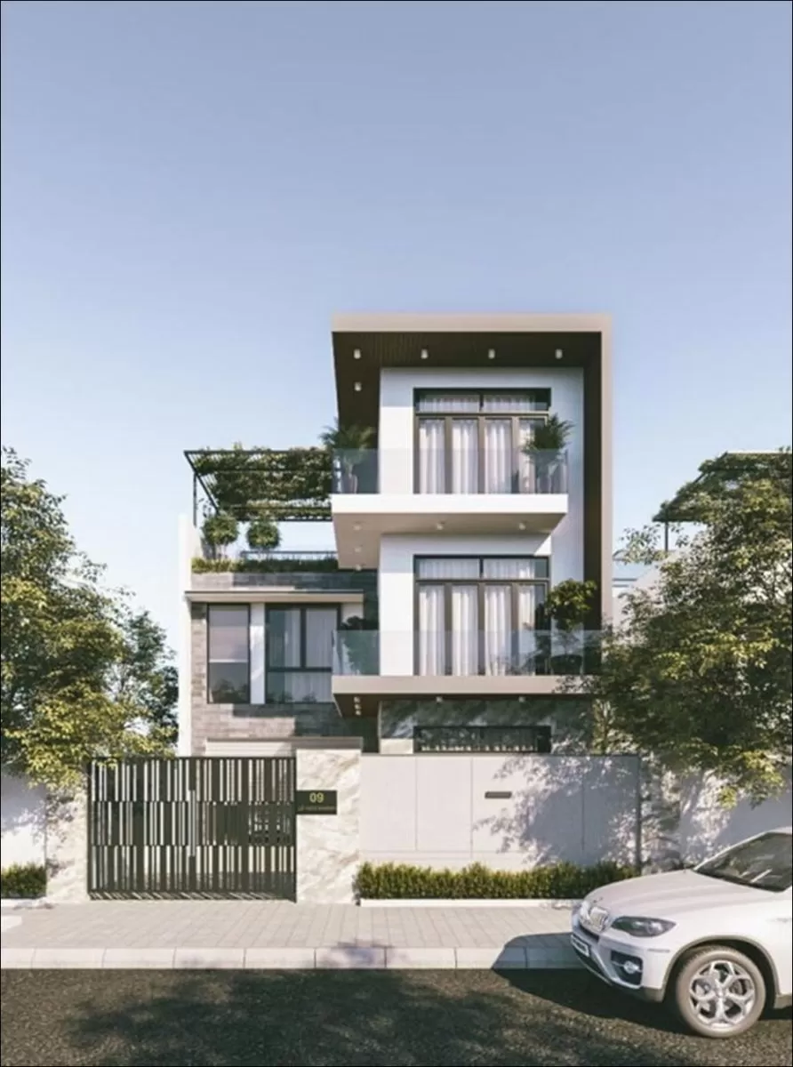 Tiêu chí lựa chọn mẫu nhà chữ L 3 tầng mái bằng