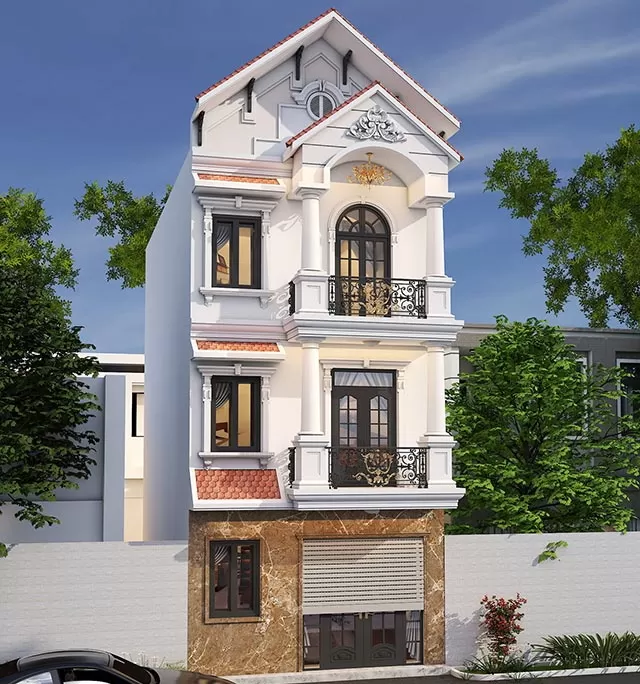 Ưu điểm khi xây mẫu nhà mặt tiền 6m mái thái