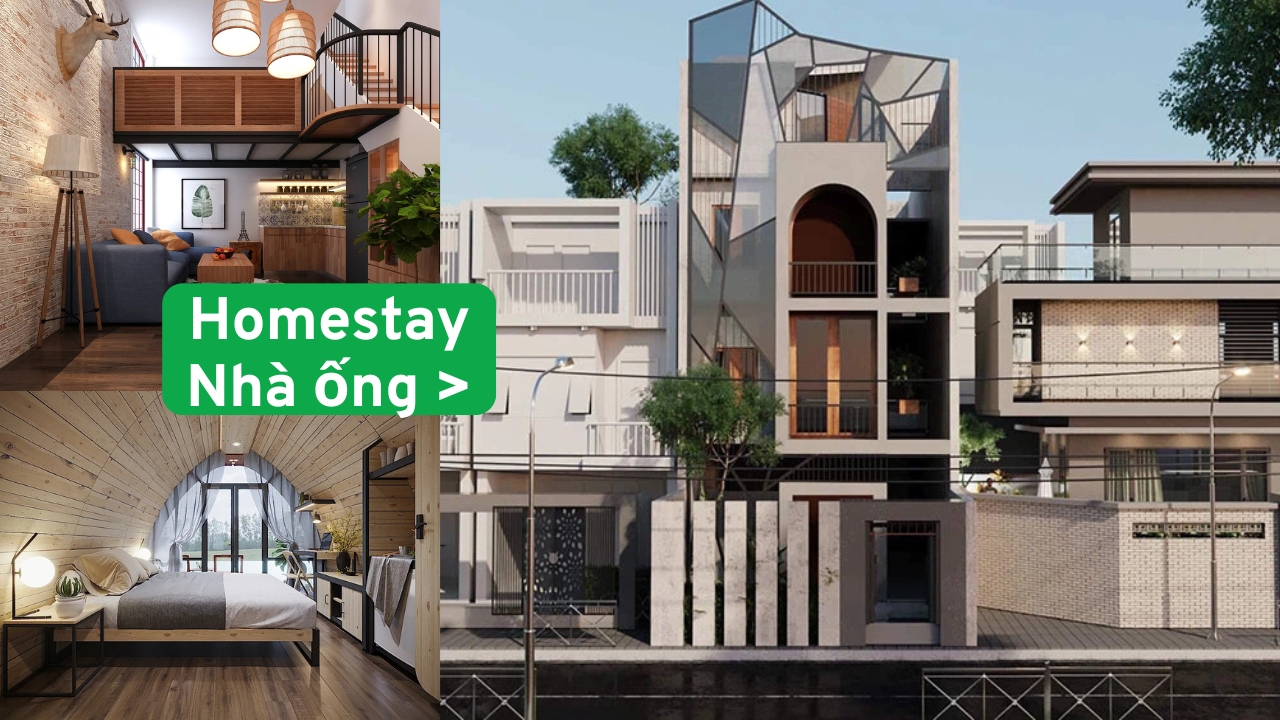 99+ Mẫu Thiết Kế Homestay Nhà Ống Độc Đáo, Tiết Kiệm Chi Phí