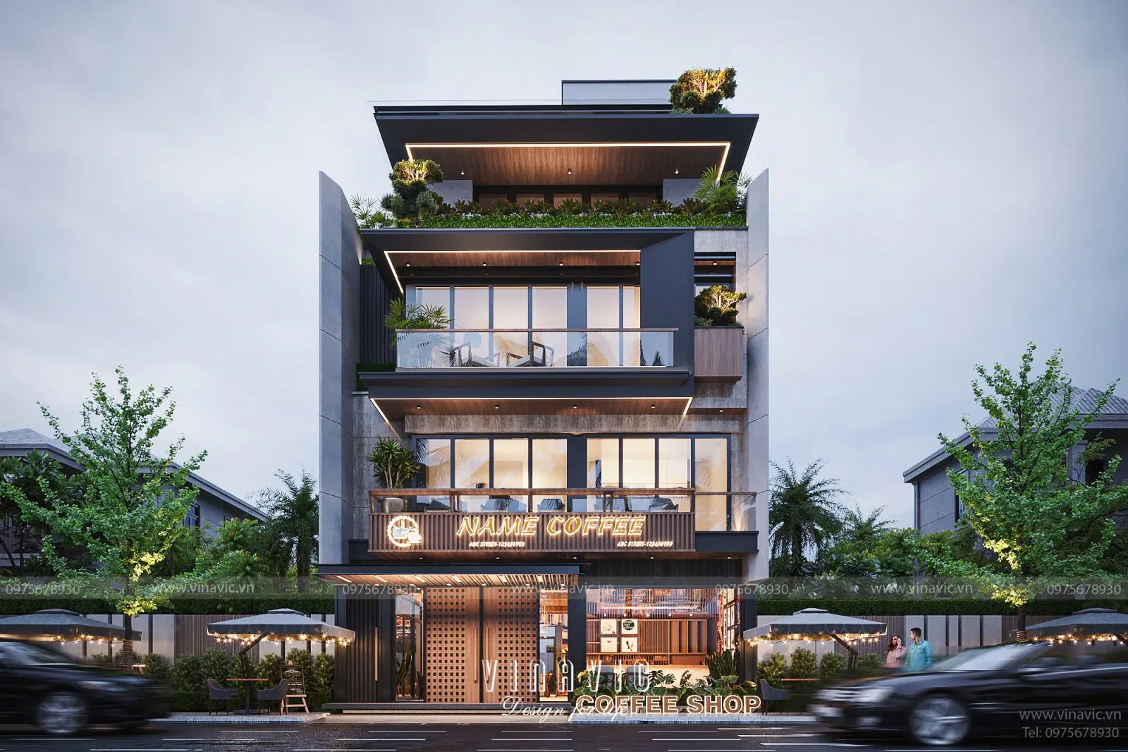 Không gian sống và kinh doanh hài hòa