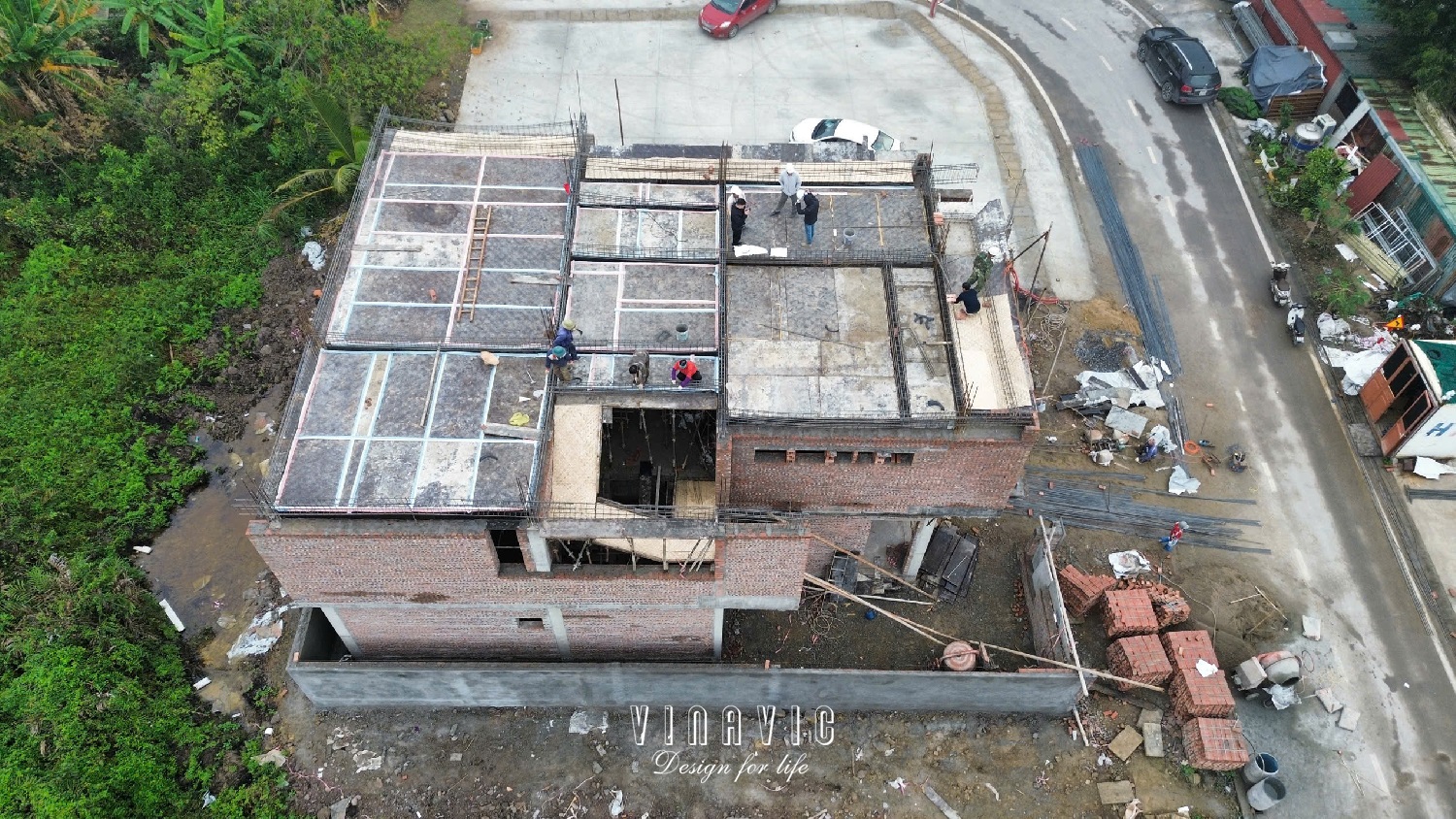 Thi công biệt thự hiện đại 3 tầng 180m2 tcbt2249 