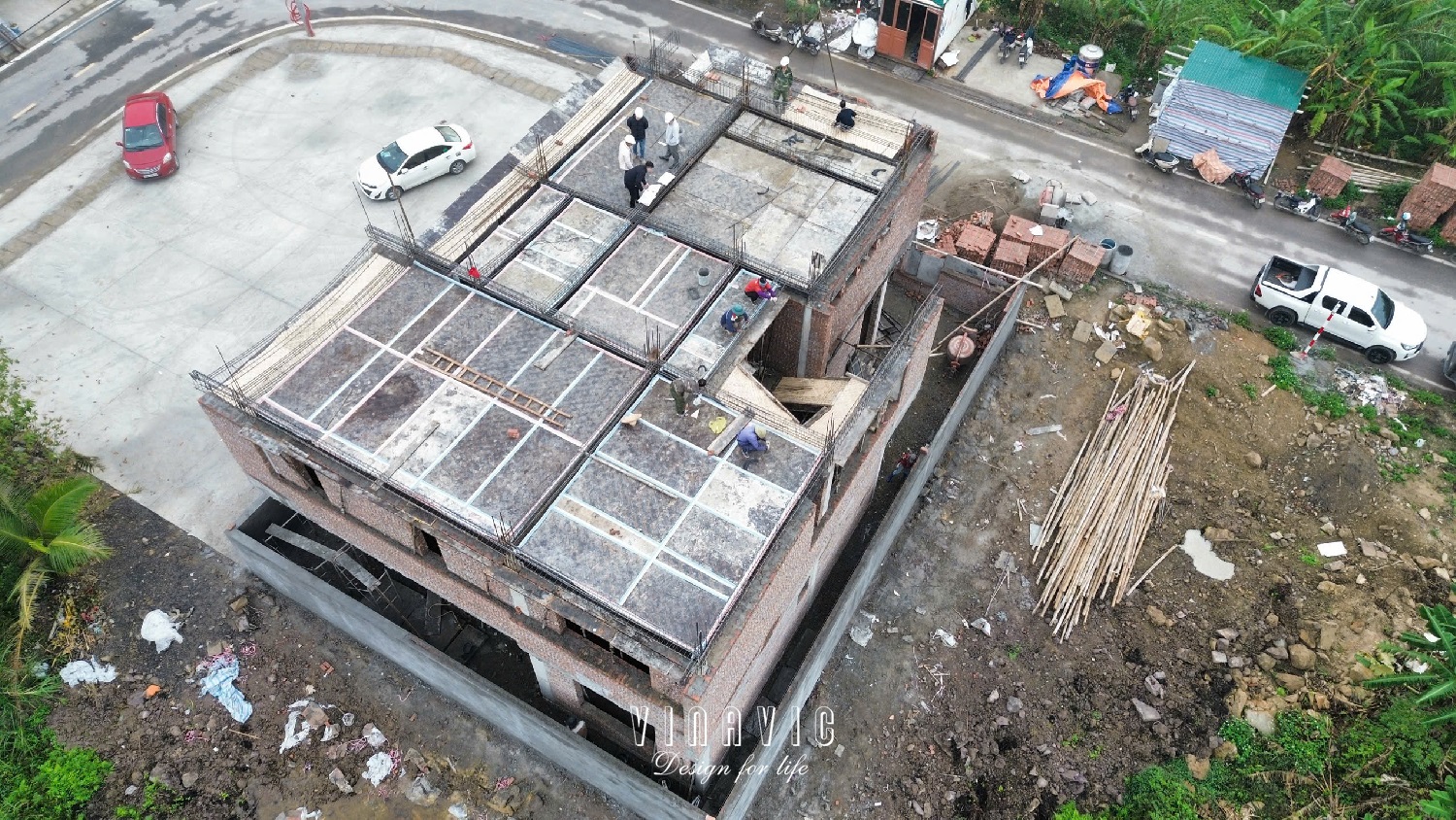 Thi công biệt thự hiện đại 3 tầng 180m2 tcbt2249 