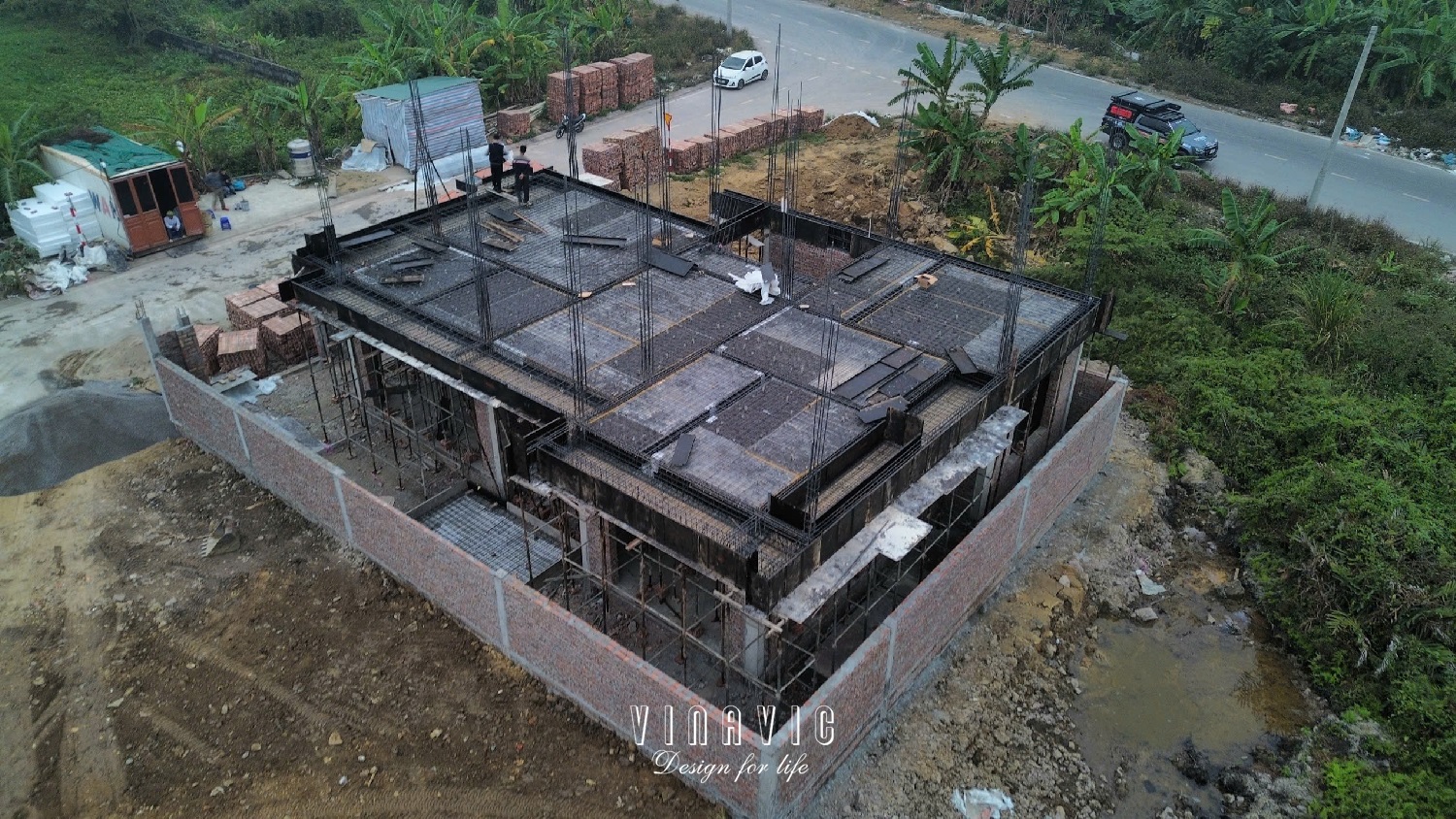 Thi công biệt thự hiện đại 3 tầng 180m2 tcbt2249 