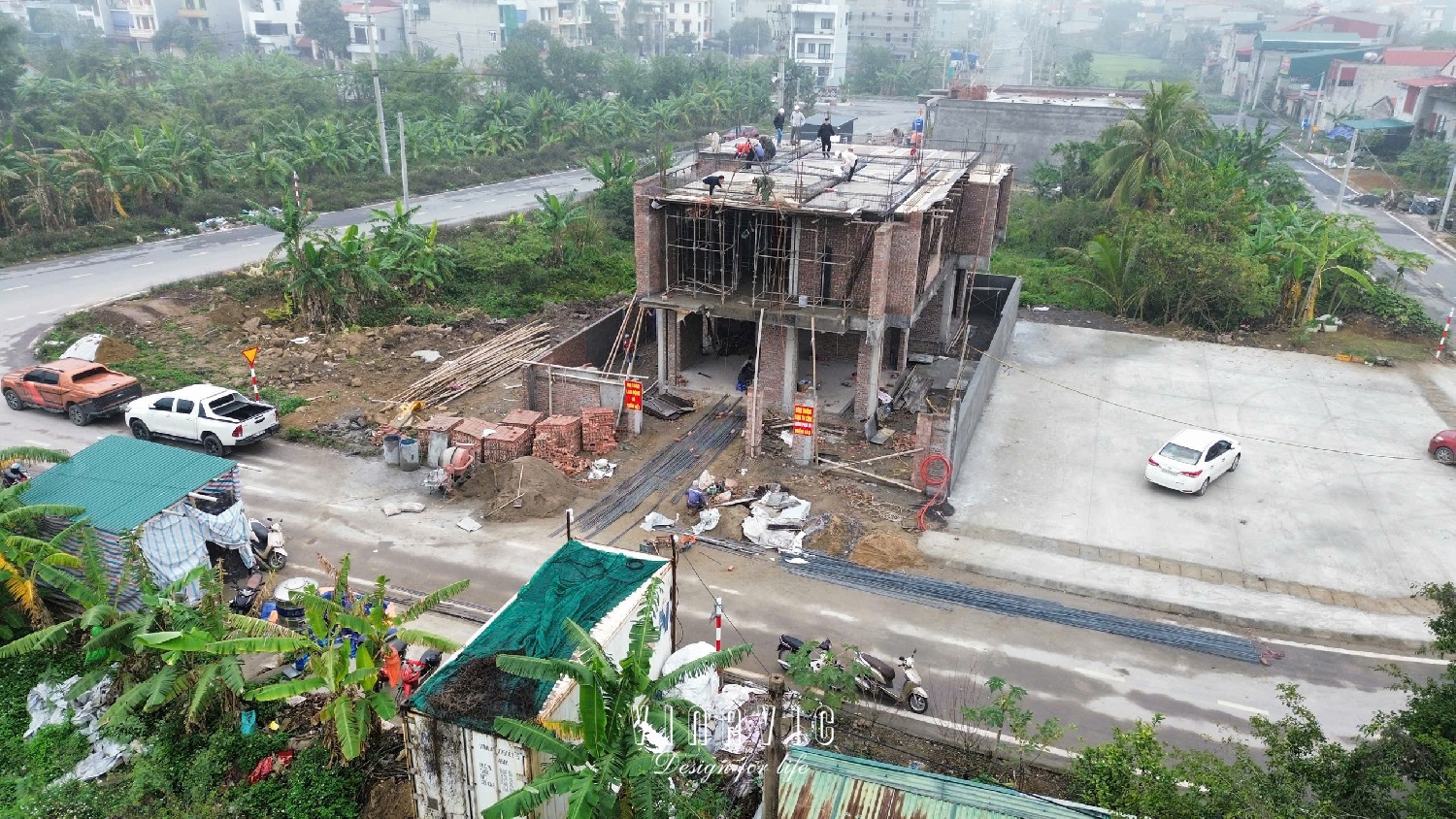 Thi công biệt thự hiện đại 3 tầng 180m2 tcbt2249 