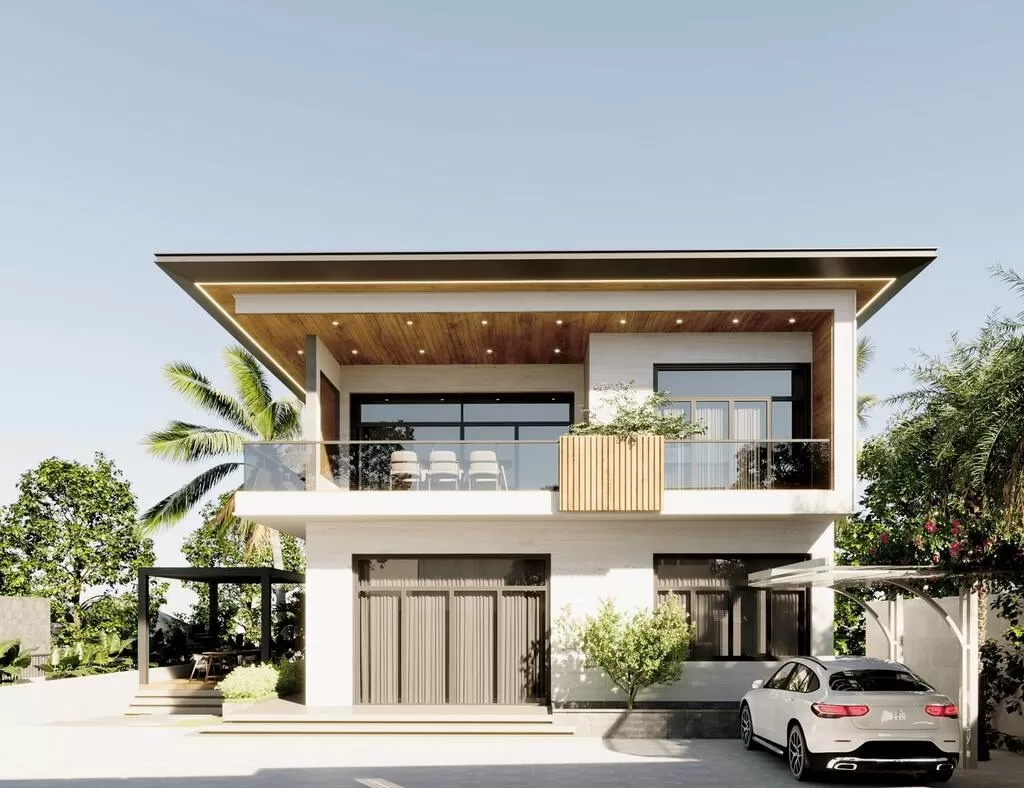 Mẫu nhà 7.5x11m phong cách hiện đại