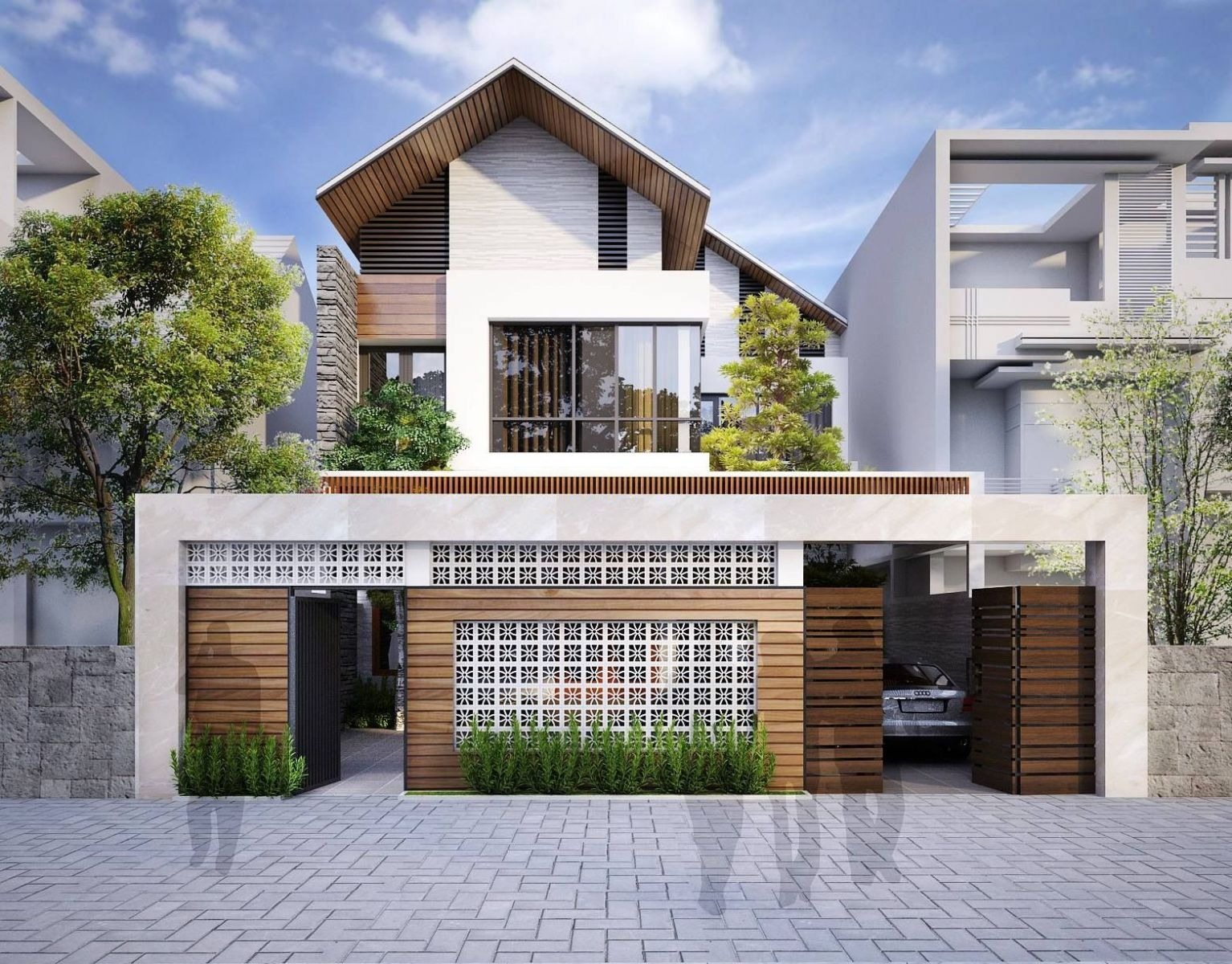 Làm thế nào để xây nhà mái lệch tiết kiệm chi phí?