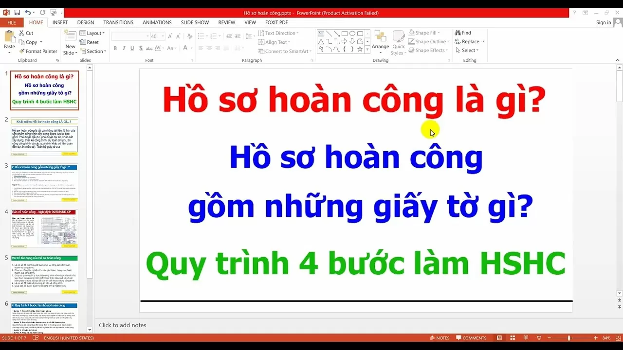 Hồ sơ hoàn công bao gồm những gì