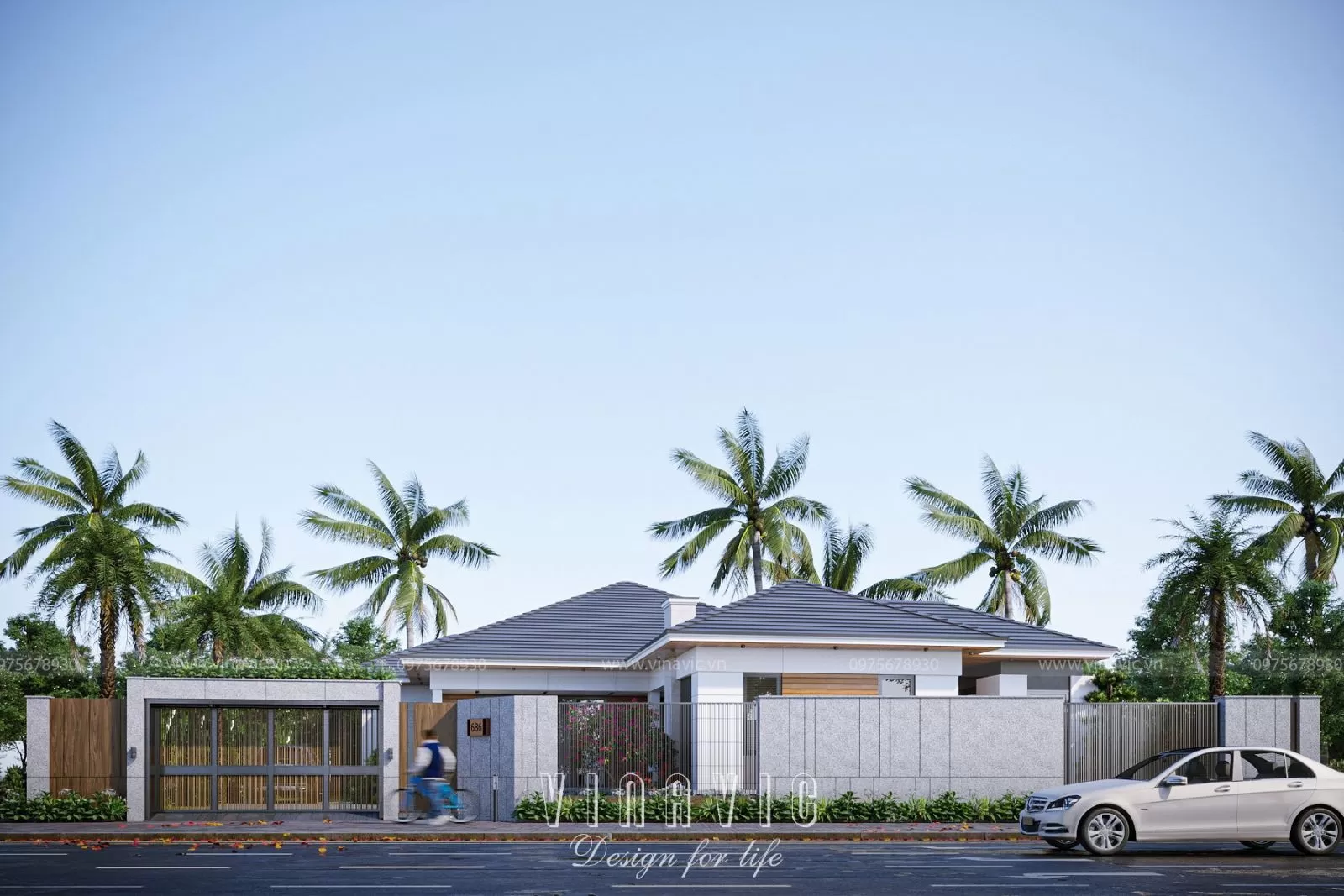 Tư vấn thiết kế và phong thủy cho nhà cấp 4 8x10m 3 phòng ngủ