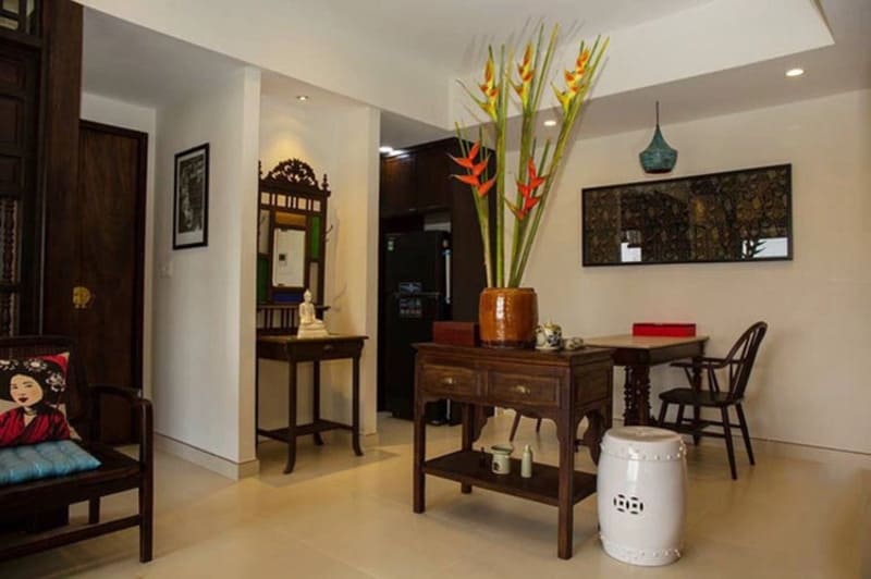 Phòng khách chung cư cổ điển tối ưu trong không gian nhỏ