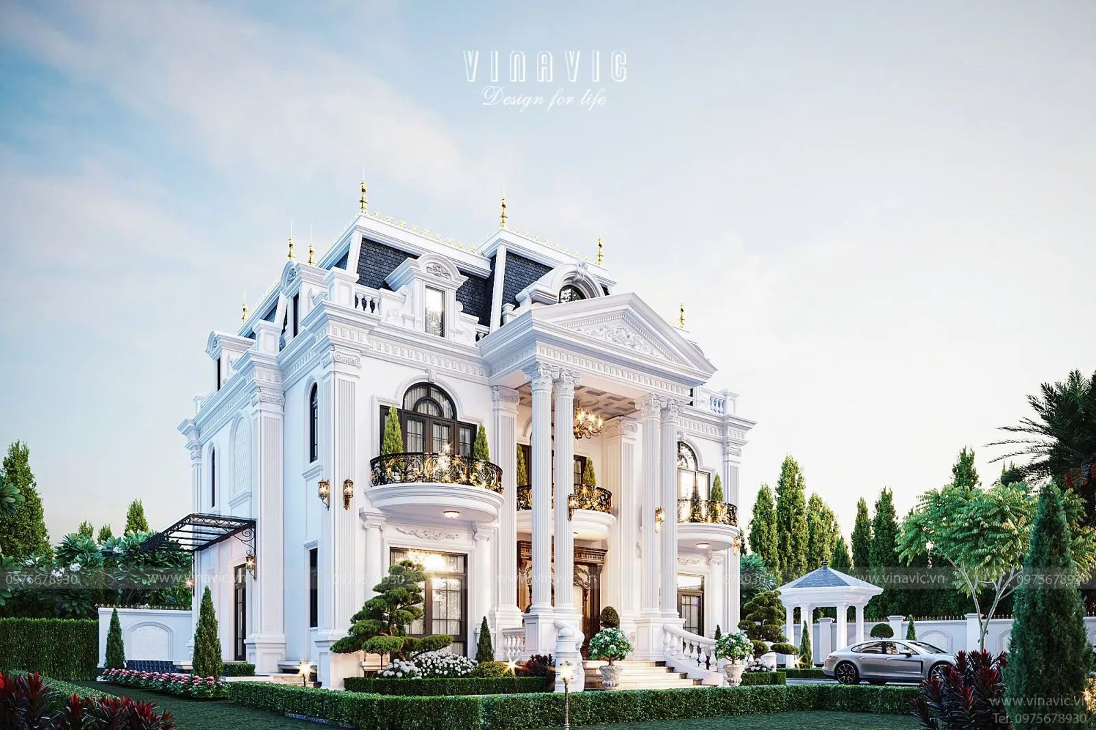 Căn biệt thự 200m2 – Tổ ấm của sự cân bằng