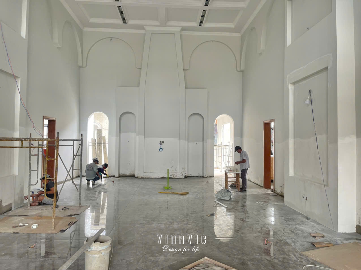 Thi công biệt thự địa trung hải 450m2 (CĐT:Mr Phát - Cam Ranh) TCBT2242