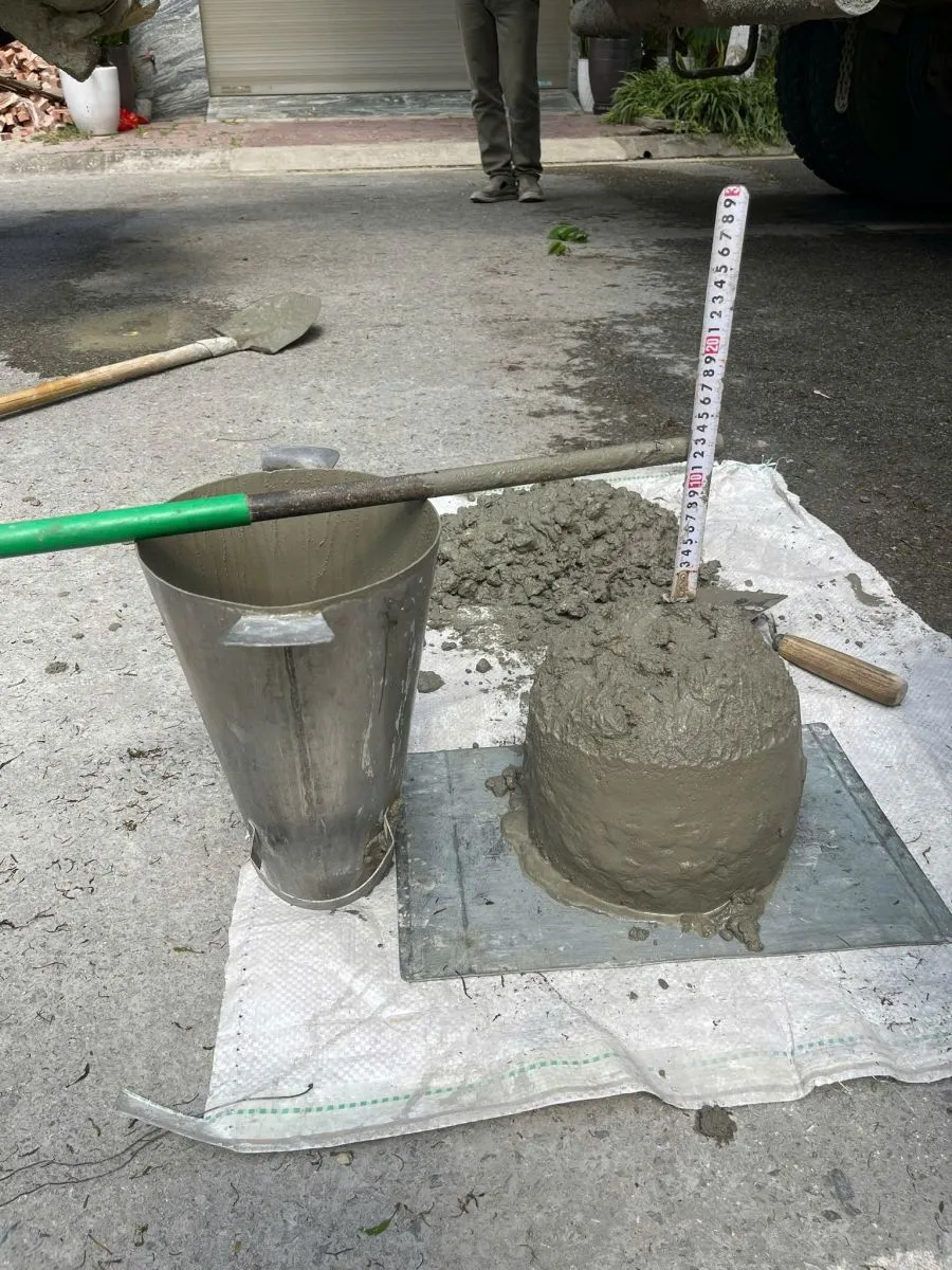 Kiểm tra chất lượng bê tông tươi