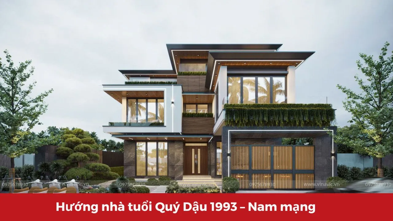 Hướng nhà tuổi Quý Dậu 1993 – Nam mạng