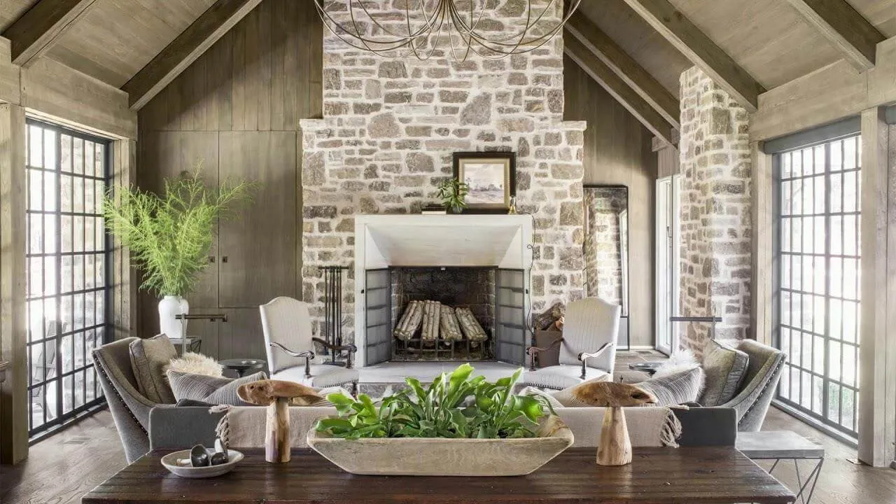 Màu sắc tự nhiên, nhẹ nhàng trong nội thất phong cách đồng quê