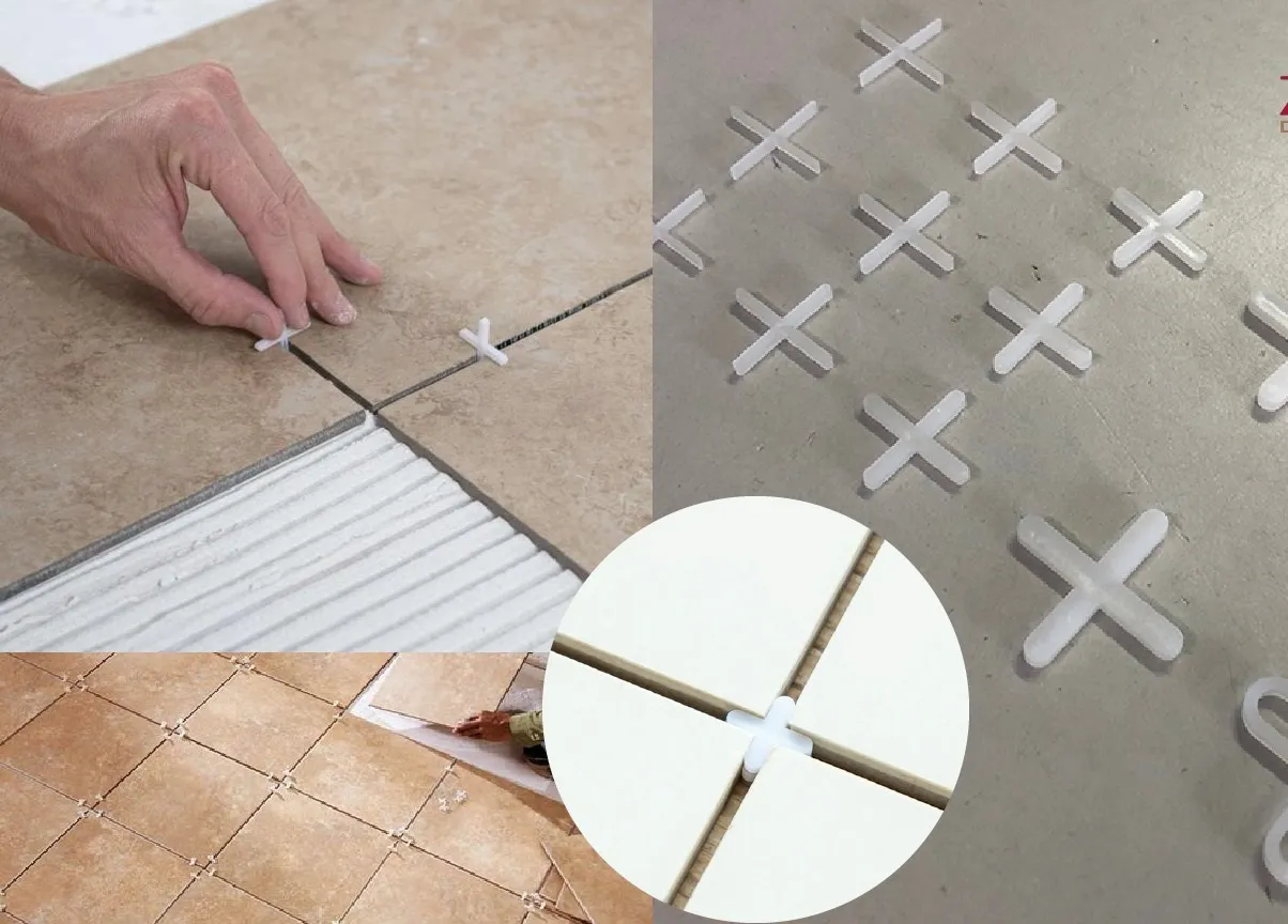 Cài ke vào khe gạch