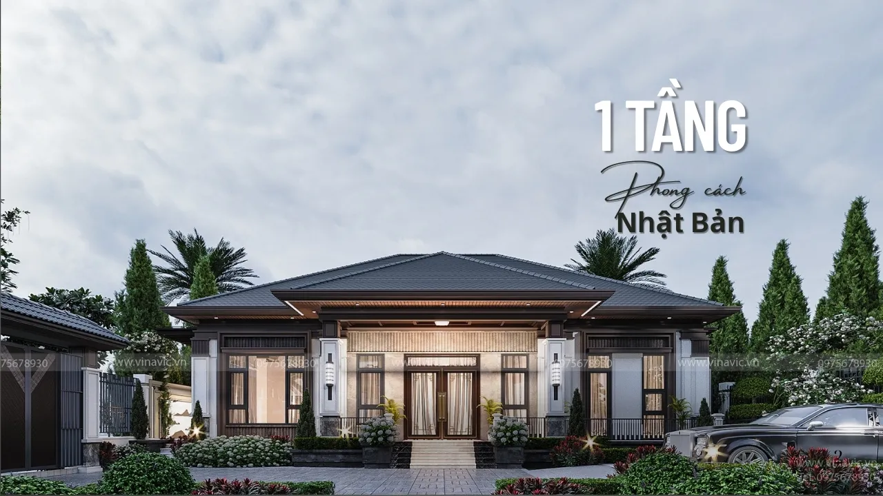 Cập nhập 35 xu hướng thiết kế nhà 1 tầng kiểu Nhật mới nhất 2025