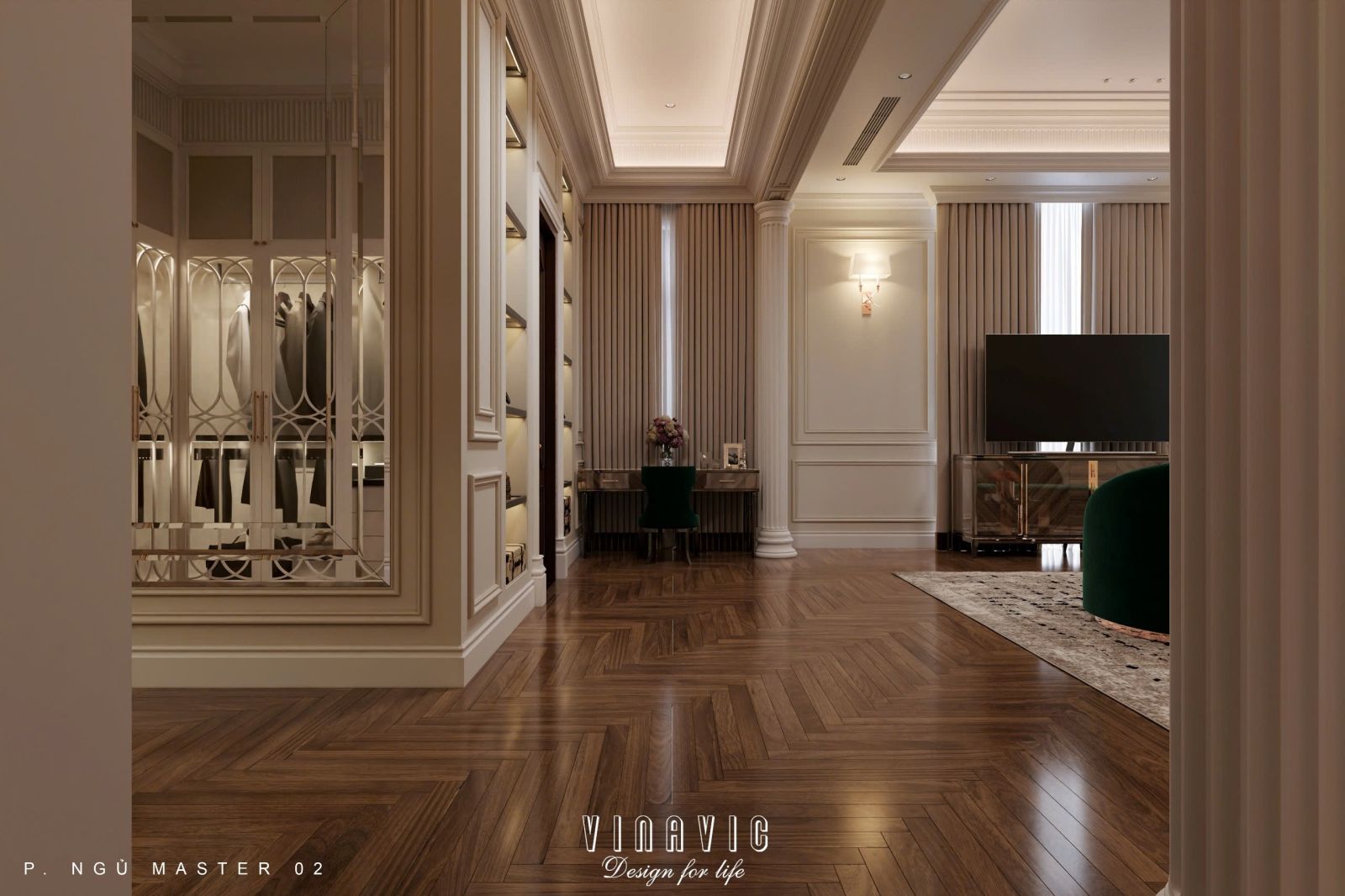 Tạo cảm giác sang trọng, ấm áp nhưng không quá rực rỡ.