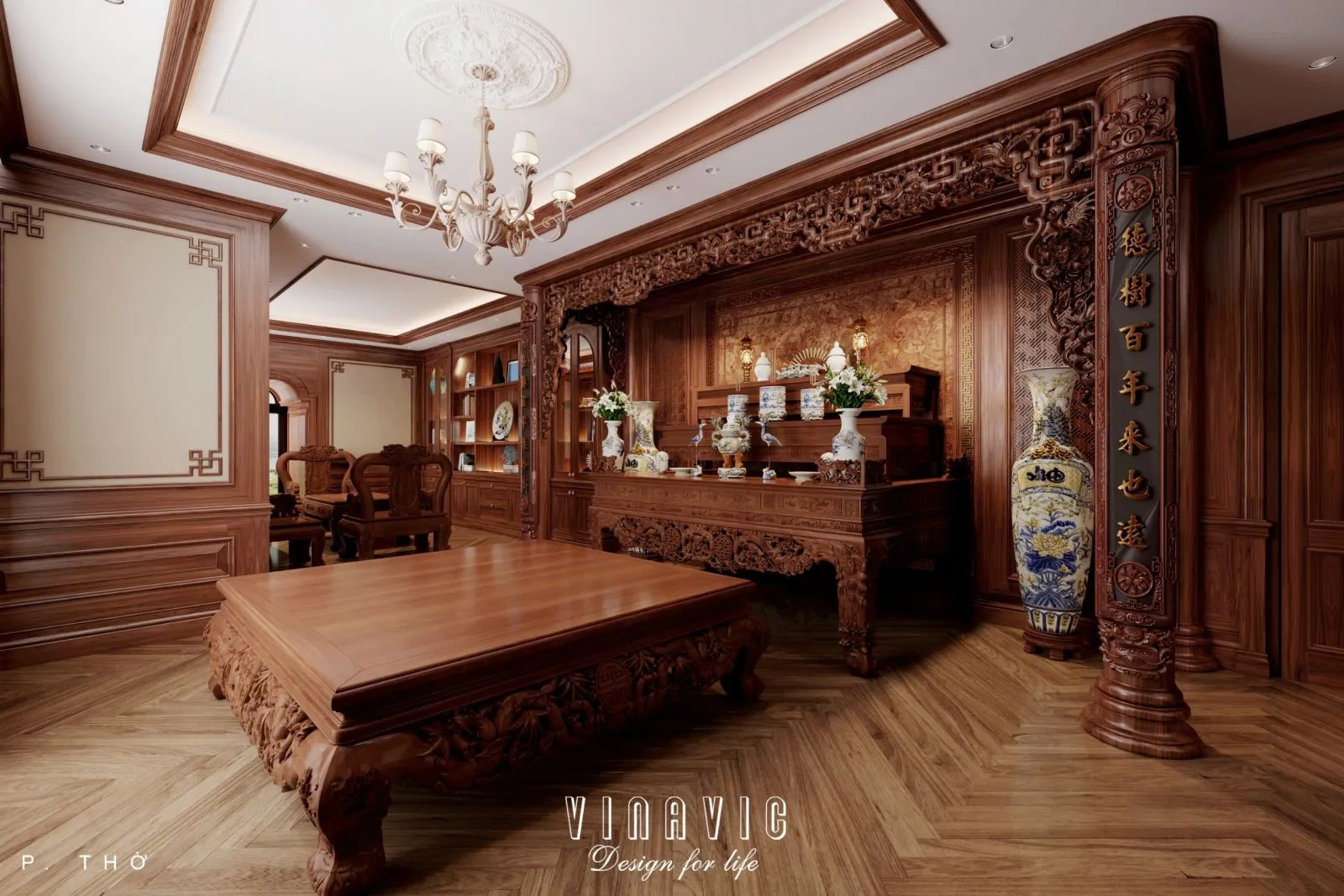 Hướng dẫn đo hướng bàn thờ chuẩn phong thủy bằng la bàn