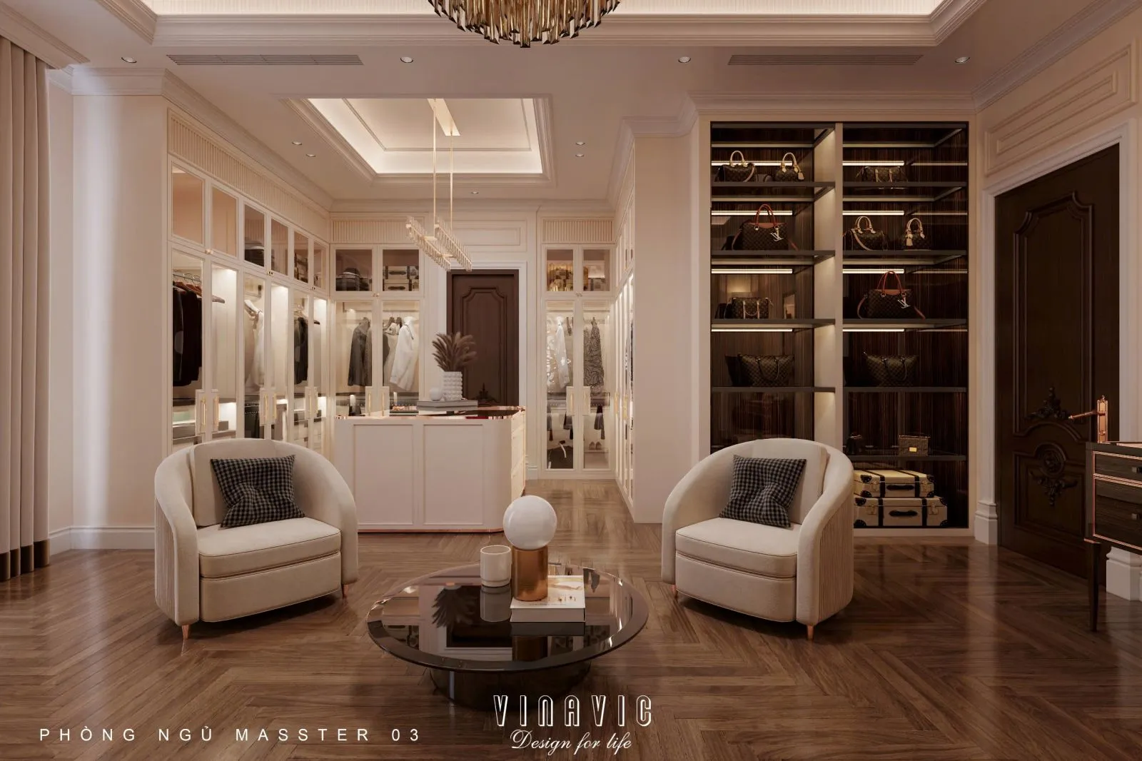 Nội thất biệt thự nghỉ dưỡng phong cách tân cổ điển