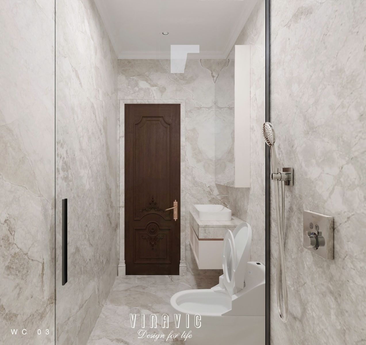 Mẫu nội thất phòng ngủ sang trọng phong cách Neo Classic NT2340