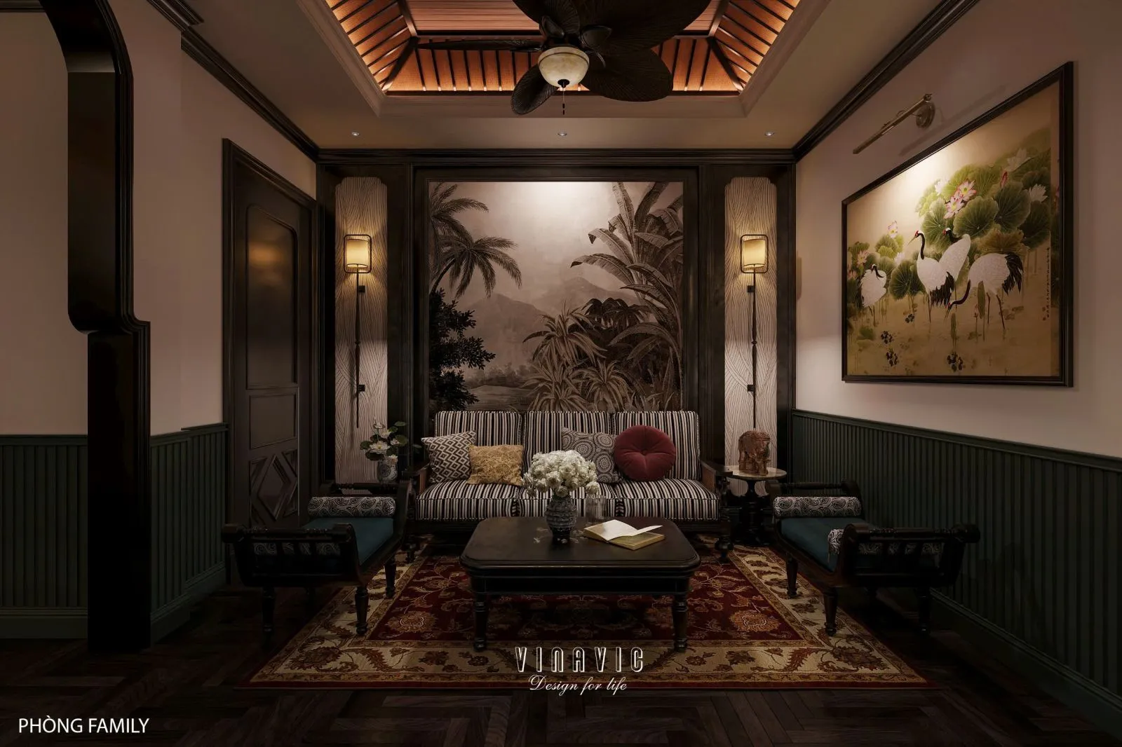 Phong cách Indochine Kết hợp Á Đông và Pháp cổ