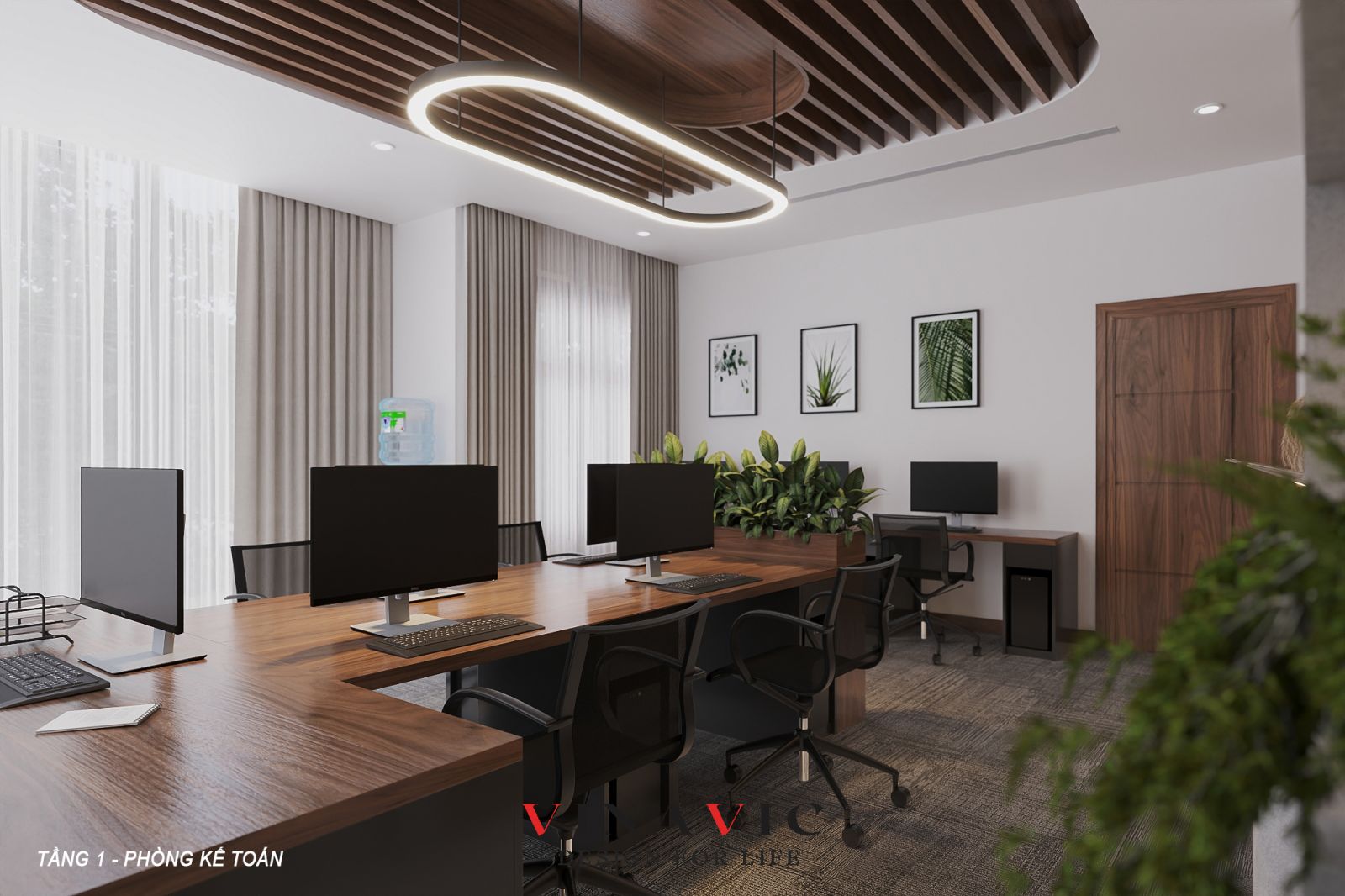 Mẫu thiết kế phòng họp sang trọng hiện đại cao cấp NT2346