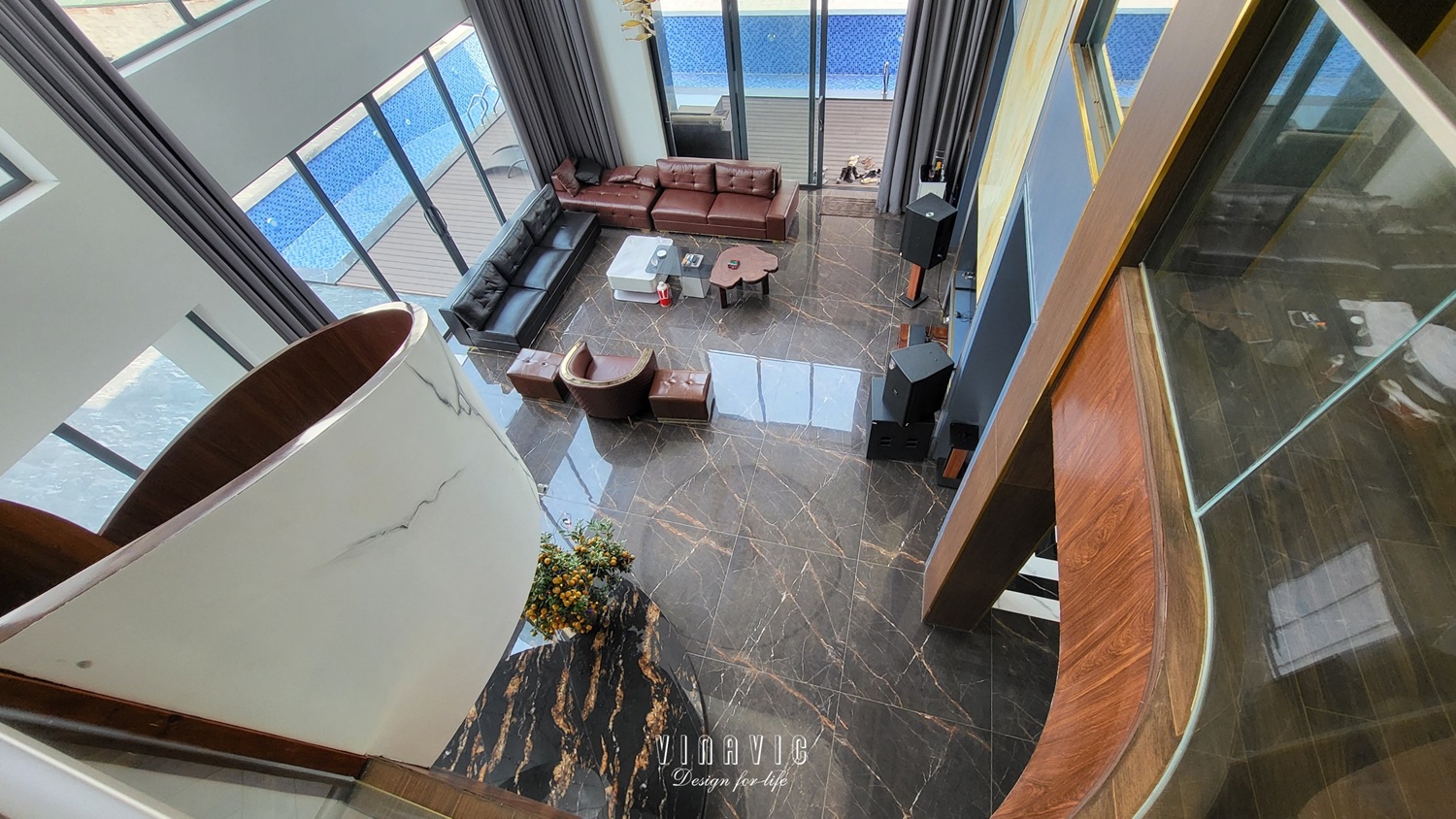 Thi công biệt thự hiện đại 3 tầng 500m2 (CĐT: Mr Vinh - Phú Thọ) TCBT2210