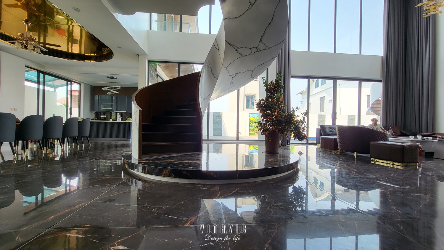 Thi công biệt thự hiện đại 3 tầng 500m2 (CĐT: Mr Vinh - Phú Thọ) TCBT2210