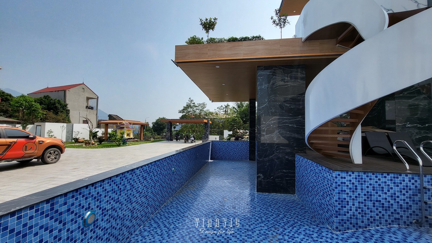 Thi công biệt thự hiện đại 3 tầng 500m2 (CĐT: Mr Vinh - Phú Thọ) TCBT2210