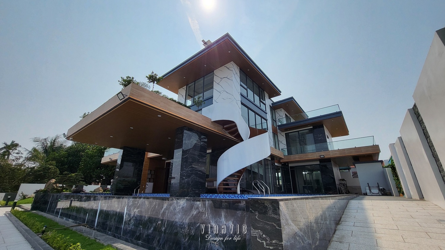 Thi công biệt thự hiện đại 3 tầng 500m2 (CĐT: Mr Vinh - Phú Thọ) TCBT2210